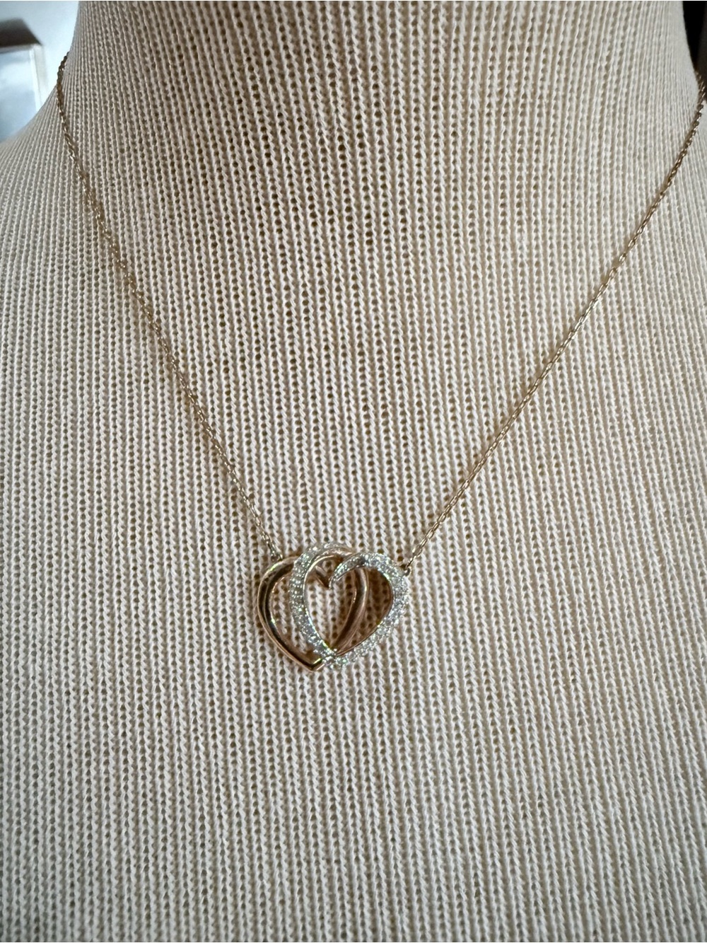 Swarovski Double Heart Necklace